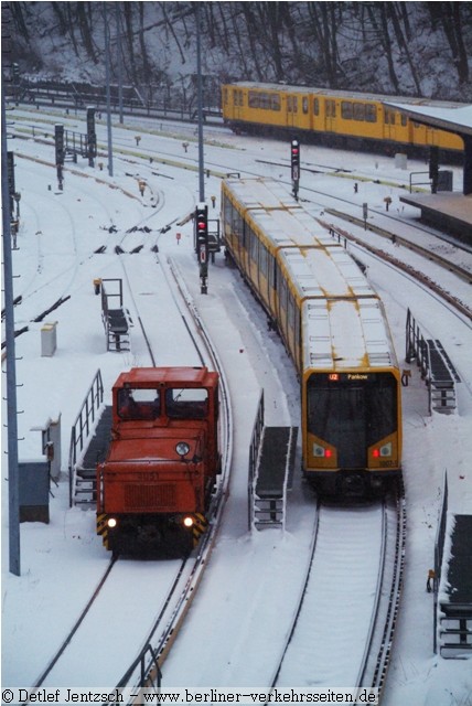 Winter 2010 in der Betriebswerkstatt Grunewald (Olympia-Stadion)