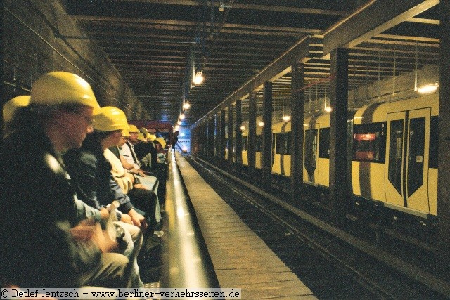 Blick in die Kehranlage - Ungewohnter Einblick in  die Betriebsanlagen der U-Bahn