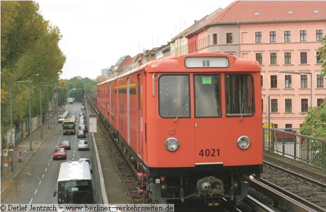 4021 auf der Hochbahn