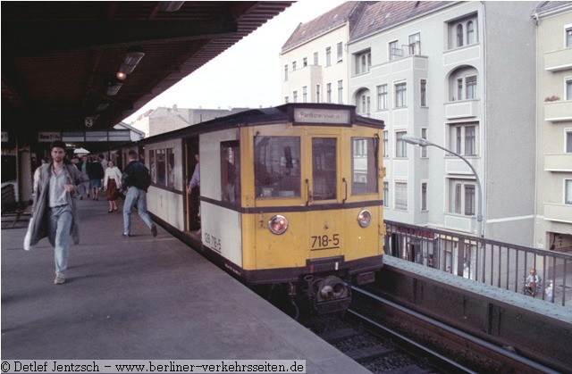 A2U TW718 -5 Schnhauser Allee 1989 Foto Detlef Jentzsch