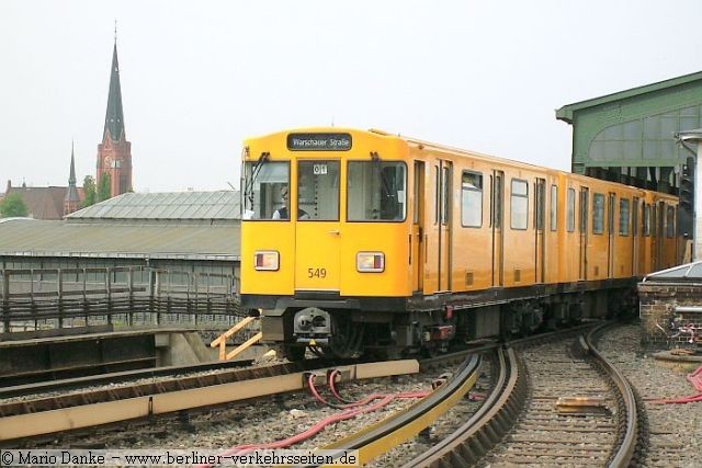 549 Gleisdreieck oben auf der heute nicht mehr vorhandenen Weiche zur Kehre