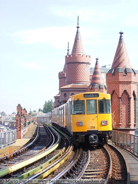 558 auf der Oberbaumbrcke