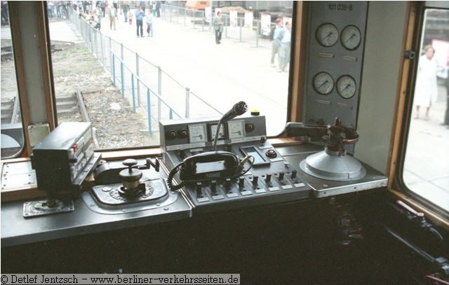 E3 Fhrerstand Tw 101 036-8 Bw Fi 1987 Foto Detlef Jentzsch