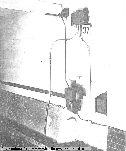 Mechanische Fahrsperre Firma Westinghouse bei der Berliner U-Bahn 1913