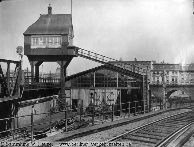 Gleisdreieck um 1910