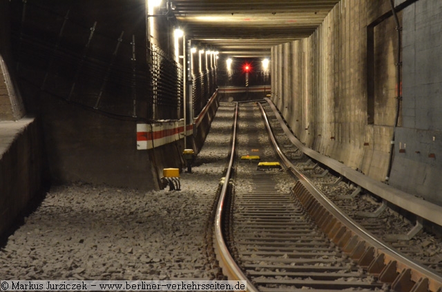 Verbindungstunnel zwischen den Strecken D (U8) und CI (U7)