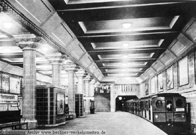 Bahnsteighalle Hpu (Strecke C) 1926