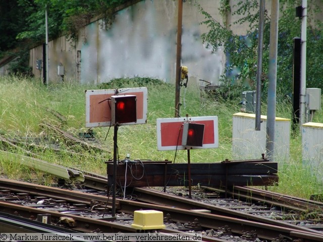 Wagenhalle ohne Anschlu