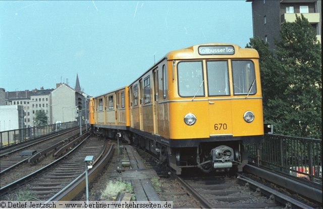 Kbo Kehranlage am 26.7.1978 mit A3L Triebwagen 670