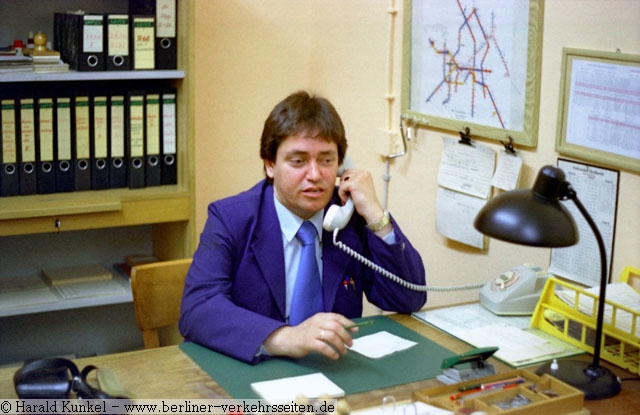 Verkehrsmeister "Bezirk Mehringdamm" (1978) , Foto: Harald Kunkel)