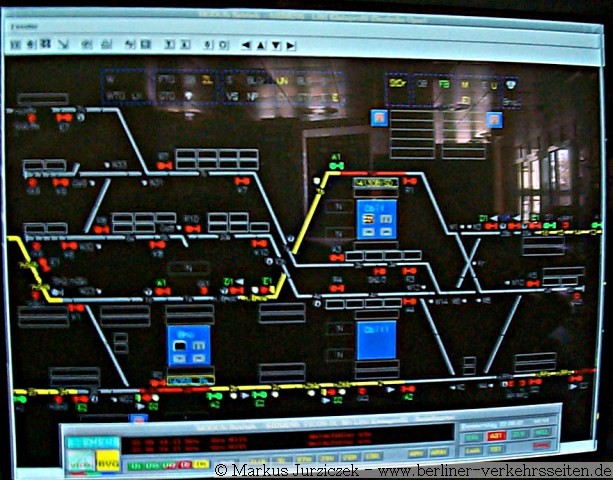 Monitorausschnitt LISI Kleinprofil U-Bahn Berlin