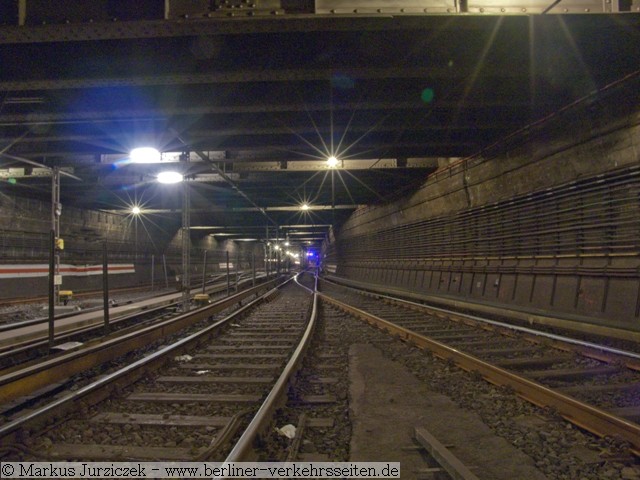 Blick in das Weichenfeld Obi Richtung Zoologischer Garten (2011)