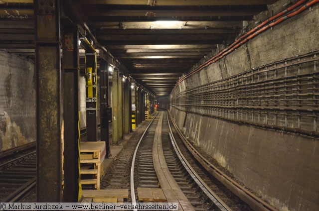 Streckentunnel zum Richard-Wagner-Platz