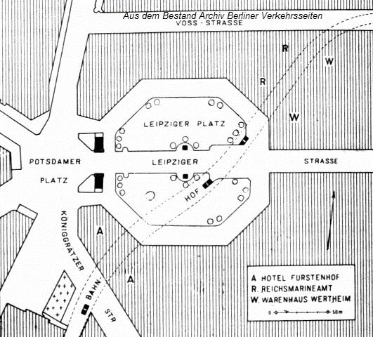 Platzansicht Potsdamer und Leipziger Platz