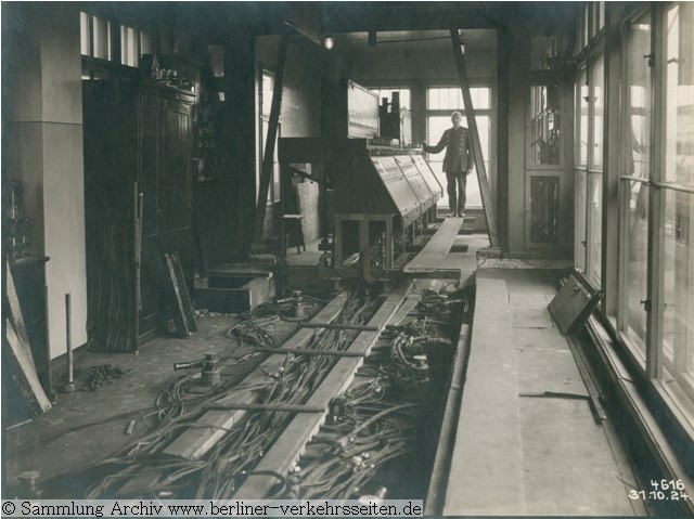 Umbau im Stellwerk Warschauer Brcke