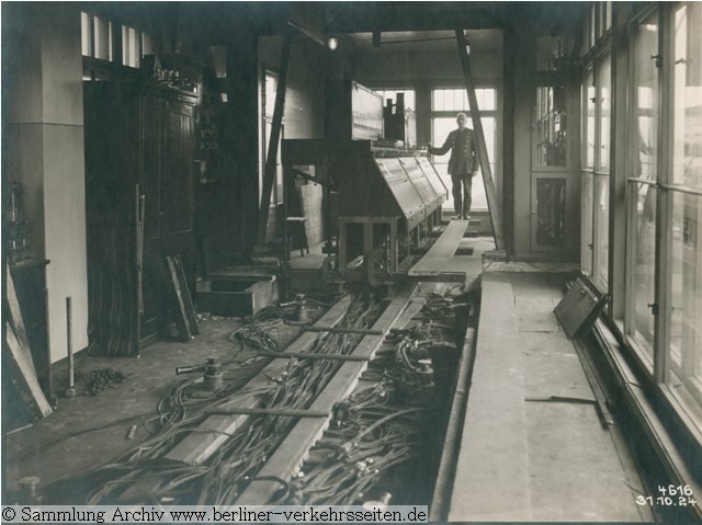 Umbau im Stellwerk Warschauer Brcke