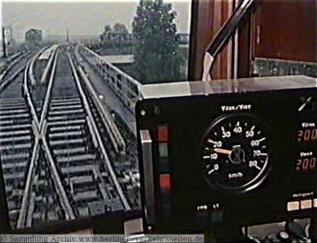 SELTRAC Bordsteuergert zur Demonstration auf der Versuchsfahrt Gleisdreieck 1977
