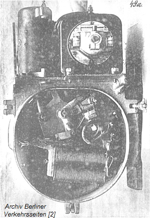 Fahrsperrenatrieb von der Firma Westinghouse fr die Berliner Hoch- und Untergrundbahn 1913