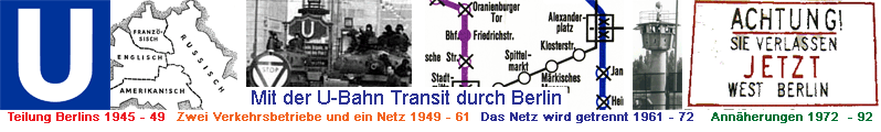 Zwei Verkehrsbetriebe und ein Netz 1949 - 1961