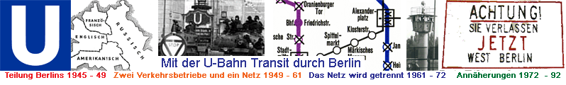 Teilung Berlins und der BVG 1945 - 1949