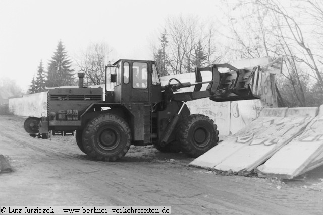 Abriss der Grenzanlagen rund um Westberlin 1990/1991