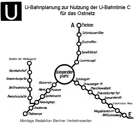 Streckenplanung Berlin (Ost)